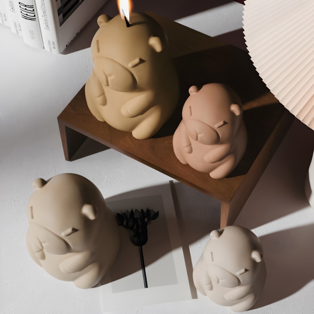 ยืน Capybara กลิ่นเทียนแม่พิมพ - Candle Making Easy บทวิจารณ์และราคา