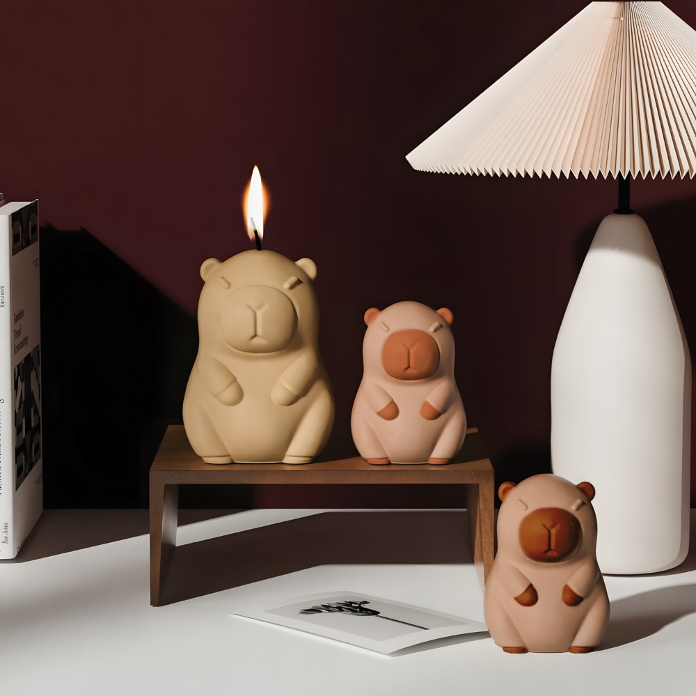 ยืน Capybara กลิ่นเทียนแม่พิมพ - Candle Making Easy บทวิจารณ์และราคา