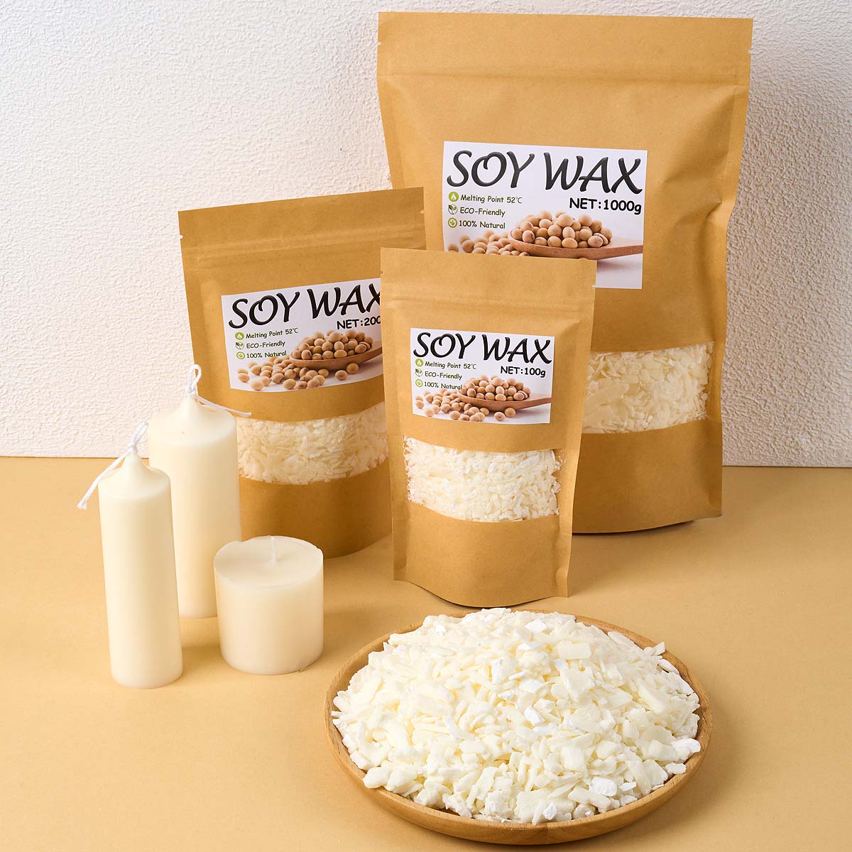 1 ปอนด์ขี้ผึ้งถั่วเหลืองสีขาวบ - Candle Making Easy บทวิจารณ์และราคา