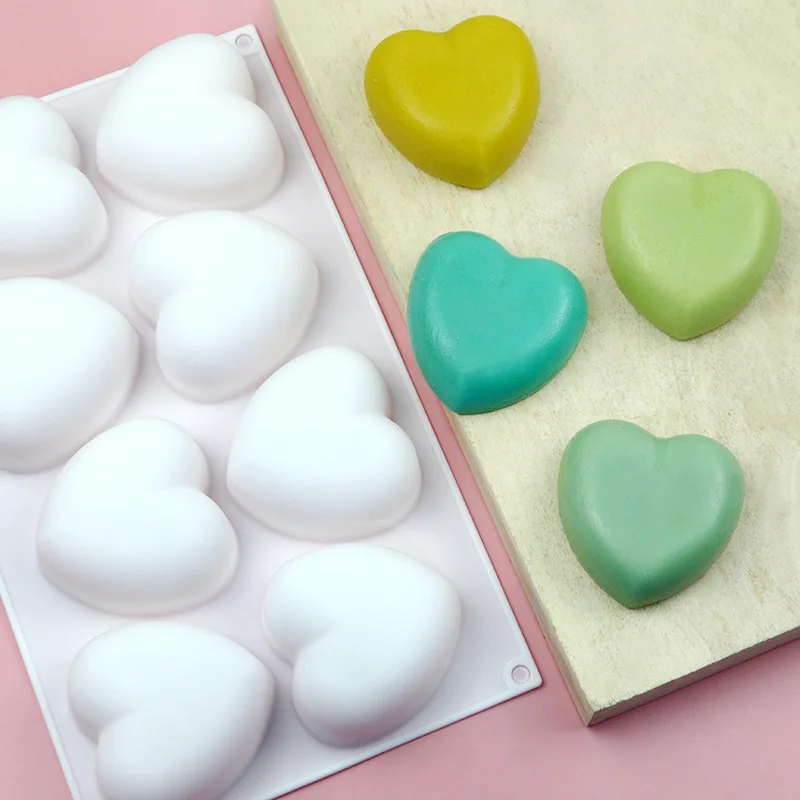 Love Heart ซิลิโคนสบู่แม่พิมพ์ - Candle Making Easy บทวิจารณ์และราคา