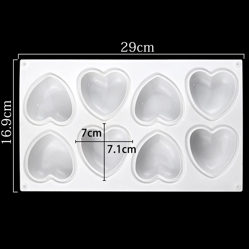 Love Heart ซิลิโคนสบู่แม่พิมพ์ - Candle Making Easy บทวิจารณ์และราคา