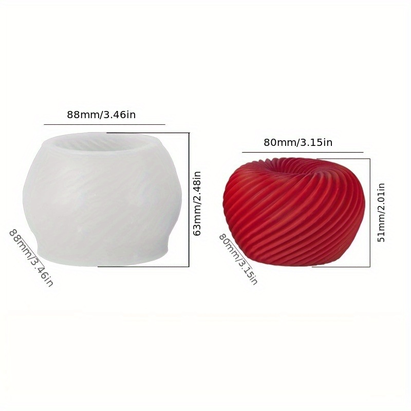 แม่พิมพ์ซิลิโคนรูปแอปเปิ้ลสีแด - Candle Making Easy บทวิจารณ์และราคา