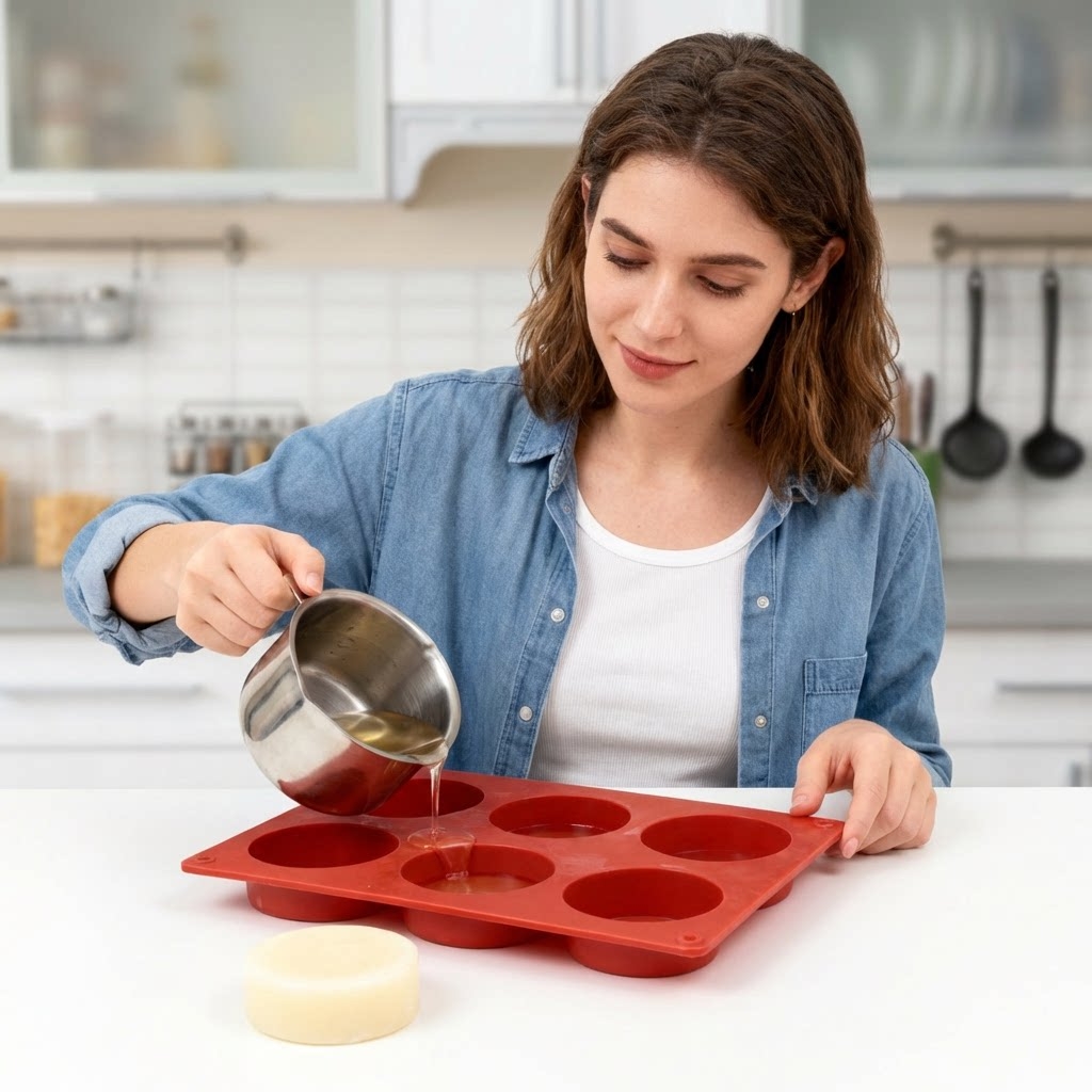 แม่พิมพ์สบู่ซิลิโคนทรงกลม DIY  - Candle Making Easy บทวิจารณ์และราคา